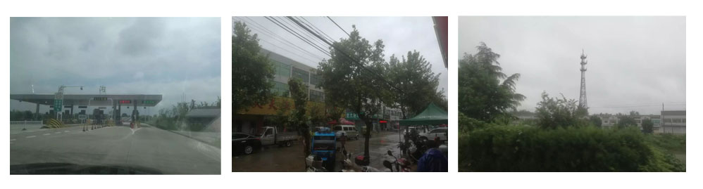 驅(qū)車到楊淼家，為楊淼送上愛心募捐款，祝早日康復(fù)！